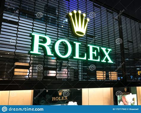 rolex signage|Rolex sign in.